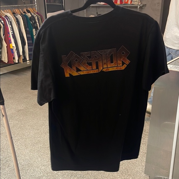 Kreator Band Tee Black Graphic T-Shirt - Picture 3 of 3